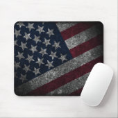 Patriottische Amerikaanse Vlag Muismat (Met muis)