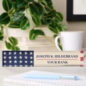 Patriottische Amerikaanse vlag Naambordje