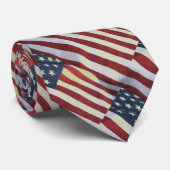 Patriottische Amerikaanse vlag Necktie Stropdas (Opgerold)