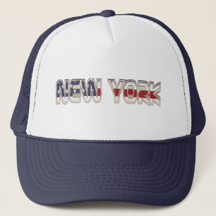Patriottische Amerikaanse vlag New York Trucker Pet