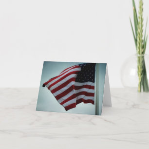 Patriottische Amerikaanse vlag Note Kaart