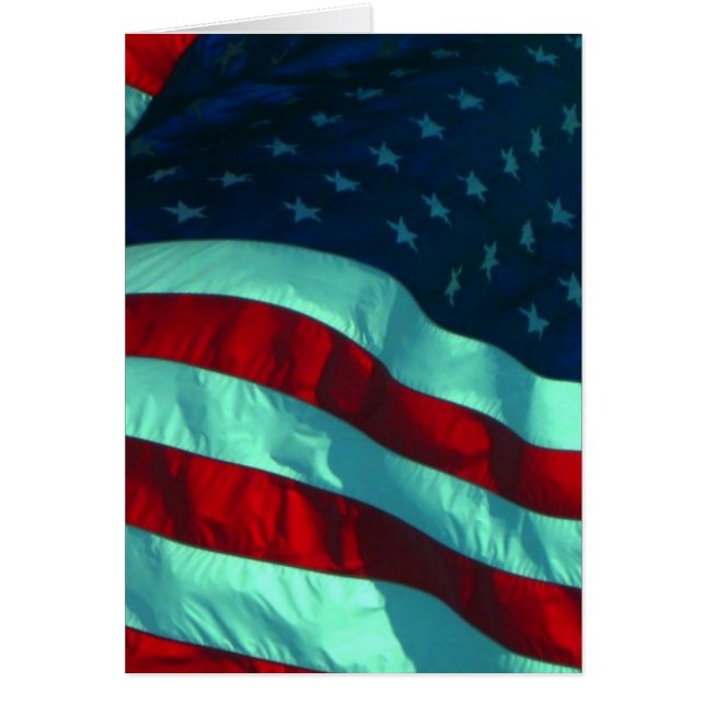 Patriottische Amerikaanse Vlag Notitie (Voorkant)