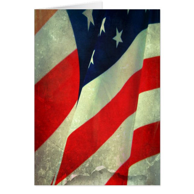 Patriottische Amerikaanse vlag notitie (Voorkant)