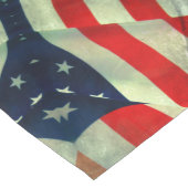 Patriottische Amerikaanse vlag op 4 juli Korte Tafelloper (Hoek)