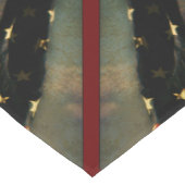 Patriottische Amerikaanse vlag op 4 juli Korte Tafelloper (Hoek)