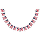 Patriottische Amerikaanse vlag op 4 juli Vlaggetjes (Alle)