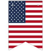 Patriottische Amerikaanse vlag op 4 juli Vlaggetjes (Eerste vlag)