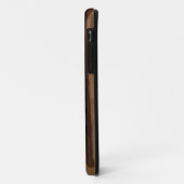 Patriottische Amerikaanse vlag op oude houten korr Case-Mate iPhone Case (Achterkant/links)