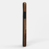 Patriottische Amerikaanse vlag op oude houten korr Case-Mate iPhone Case (Achterkant/rechts)