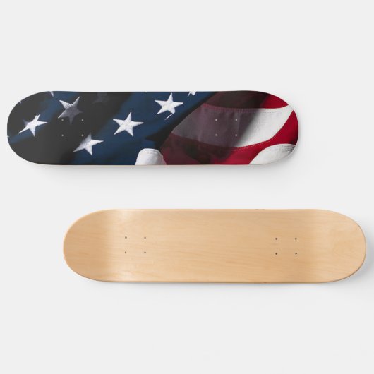 Patriottische Amerikaanse vlag Persoonlijk Skateboard (Horizontaal)