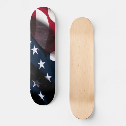 Patriottische Amerikaanse vlag Persoonlijk Skateboard (Voorkant)