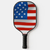 PATRIOTTISCHE AMERIKAANSE VLAG PICKLEBALL PADDLE (Achterkant)