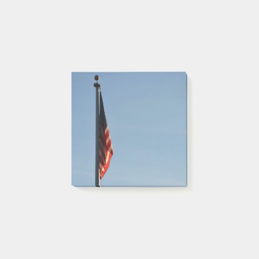 Patriottische Amerikaanse vlag Post-it® Notes (Voorkant)