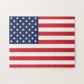 Patriottische Amerikaanse vlag Puzzle Legpuzzel (Horizontaal)
