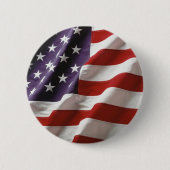 Patriottische Amerikaanse vlag Ronde Button 5,7 Cm (Voorkant)