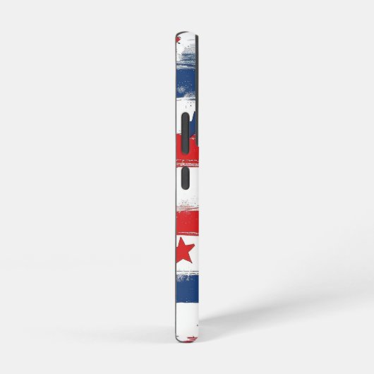 Patriottische Amerikaanse vlag Samsung Galaxy Hoesje (Rechterkant)