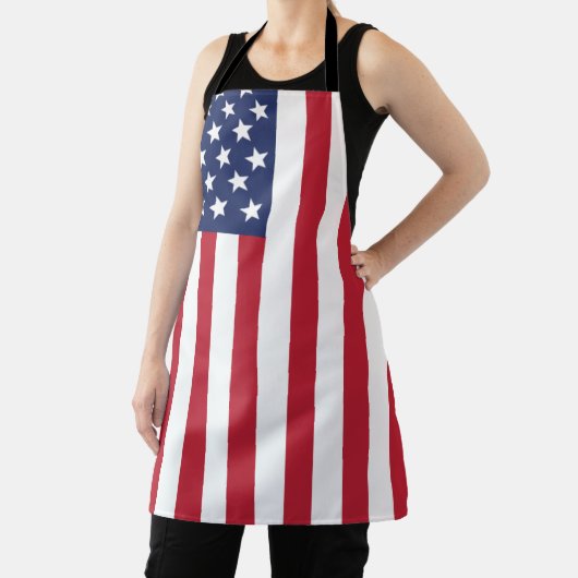 Patriottische Amerikaanse vlag Schort (Insitu)