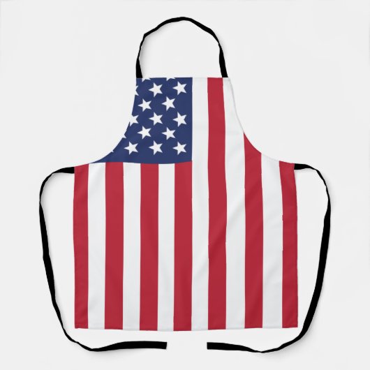 Patriottische Amerikaanse vlag Schort (Voorkant)