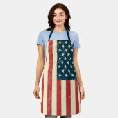 Patriottische Amerikaanse vlag Schort (Gedragen)