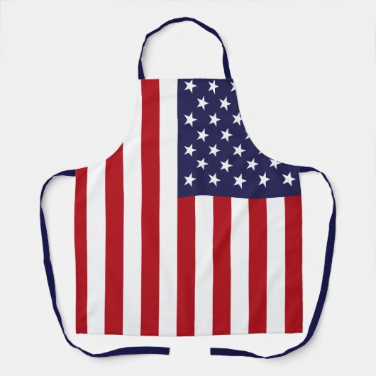 Patriottische Amerikaanse vlag Schort (Voorkant)