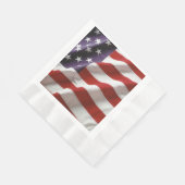 Patriottische Amerikaanse vlag Servet (Hoek)