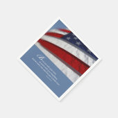 Patriottische, Amerikaanse vlag Servet (Hoek)