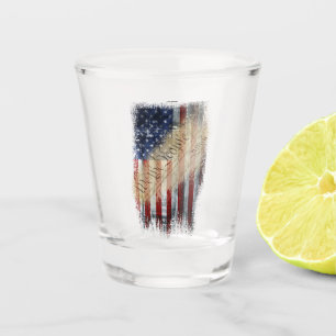Patriottische  Amerikaanse vlag Shot Glas