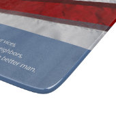 Patriottische, Amerikaanse vlag Snijplank (Hoek)