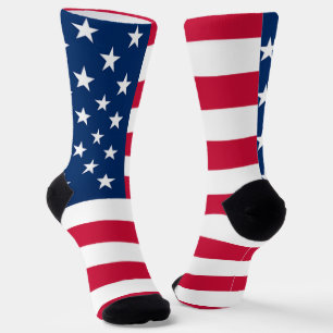 Patriottische Amerikaanse vlag Sokken Verenigde St
