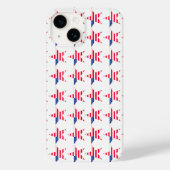 Patriottische Amerikaanse vlag sterren Case-Mate iPhone Case (Achterkant)
