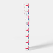 Patriottische Amerikaanse vlag sterren Case-Mate iPhone Case (Achterkant / Links)