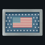 Patriottische Amerikaanse vlag sterren riem gesp c<br><div class="desc">Het ontwerp komt uit de oorspronkelijke kunst.</div>