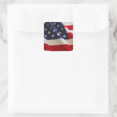 Patriottische Amerikaanse vlag Sticker (Tas)