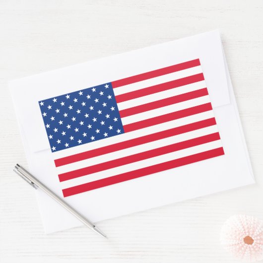 Patriottische Amerikaanse Vlag Stickers (Envelop)