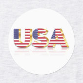 Patriottische Amerikaanse vlag Stickers (Design 2)