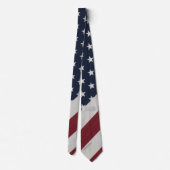 Patriottische Amerikaanse Vlag Stropdas (Achterkant)