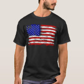 Patriottische Amerikaanse vlag T-shirt (Voorkant)