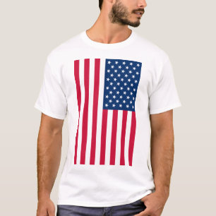 Patriottische Amerikaanse vlag T-Shirt