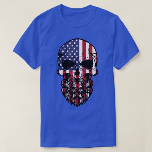 Patriottische Amerikaanse vlag T-shirt (Design voorkant)
