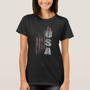 Patriottische Amerikaanse vlag T-shirt