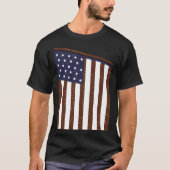 Patriottische Amerikaanse vlag T-shirt (Voorkant)