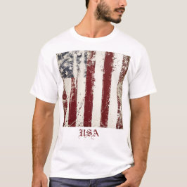 Patriottische Amerikaanse vlag T-shirt