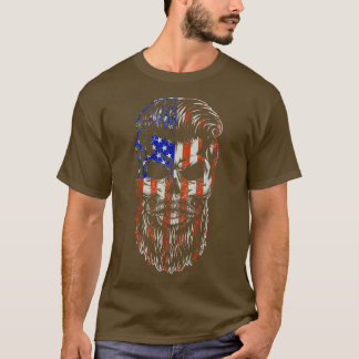 Patriottische Amerikaanse vlag T-shirt