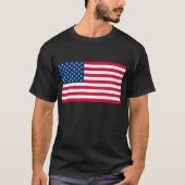 Patriottische Amerikaanse vlag T-Shirt (Voorkant)