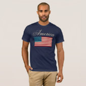 Patriottische Amerikaanse vlag T-shirt Shirt Top G (Voorkant volledig)