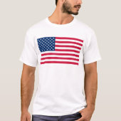 Patriottische Amerikaanse vlag T-shirts (Voorkant)