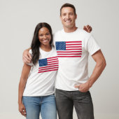Patriottische Amerikaanse vlag T-shirts (Unisex)