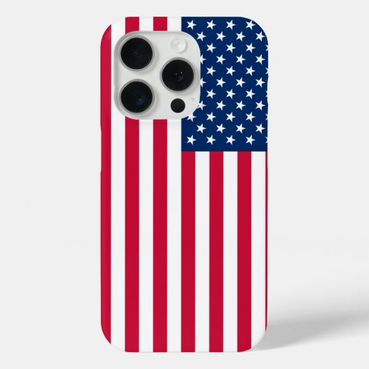 Patriottische Amerikaanse vlag telefoonhoesje Case-Mate iPhone Case (Achterkant)