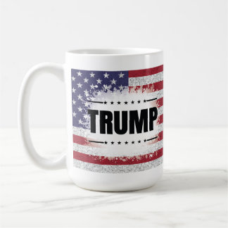 Patriottische Amerikaanse vlag Trump Koffiemok
