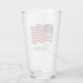 Patriottische Amerikaanse Vlag Tumbler (Achterkant)